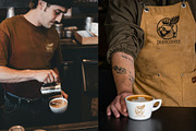 Deer Coffee Moose Logo Vector, a Branding & Logo Template by Atlantis X Nurman Arbai (Thumbnail 1 of 2)