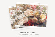 Vase of Flower Printable Vellum Wrap, a Stationery Template by SilverJoyAtelier (Thumbnail 2 of 3)