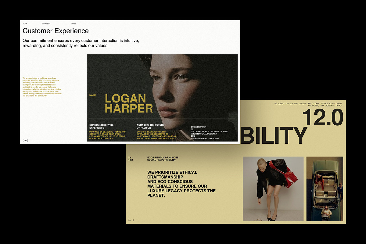 Brand Strategy Presentation | AURA, a Presentation Template by GoldenPixelStudio (Photo 6 of 11)