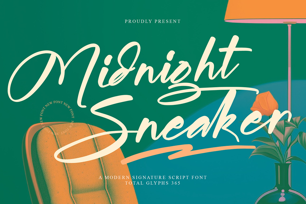 Midnight Sneaker, a Script Font by operatype.co (Photo 1 of 15)