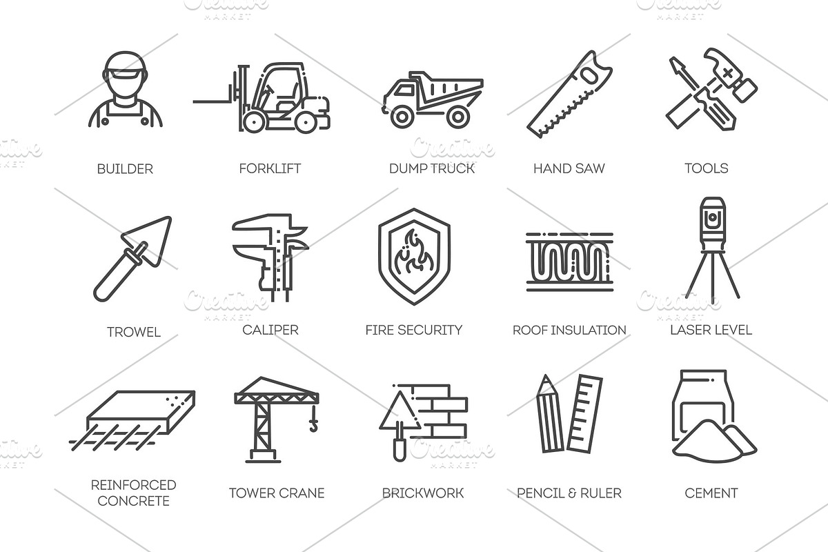 Building Icons, a Work Illustration by Tettygreen (Photo 3 of 3)