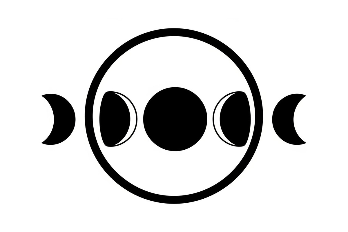 Decorative Lunar Phase Design, a Graphic by BIPLOB EXPERT (Photo 9 of 13)