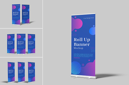 Roll Up Banner Mockup, an Advertising Mockup by SilverStudio778