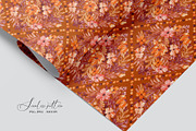 Watercolor Fall Floral Grid Pattern, a Pattern Graphic by SirenaArt (Thumbnail 12 of 12)