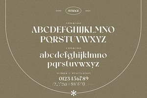 Average Elegant Serif Font Typeface