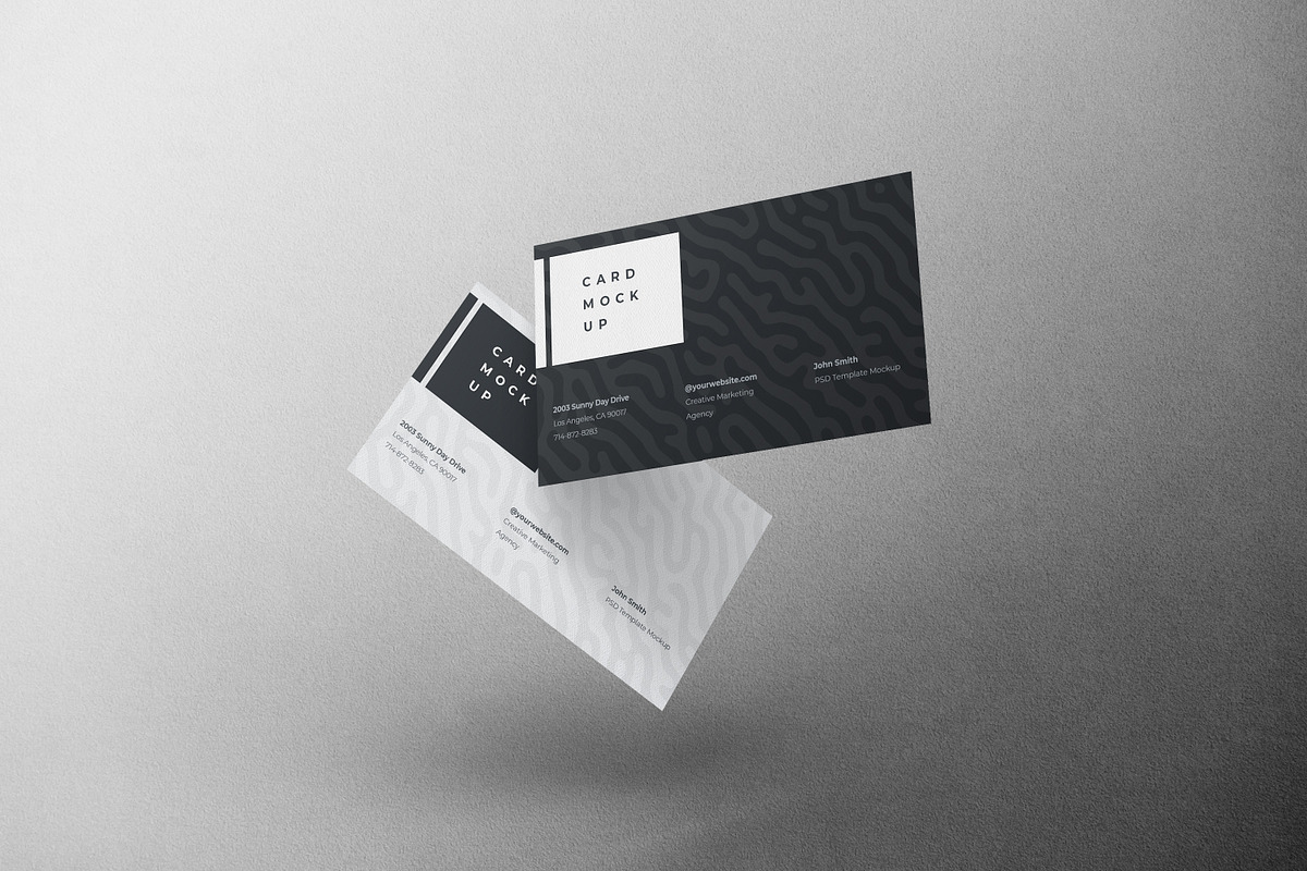 Business Card Mockup, a Print Template by ExplicitConcepts
