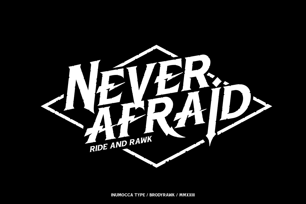Brody Rawk, a Blackletter Font by inumocca_type (Photo 3 of 14)