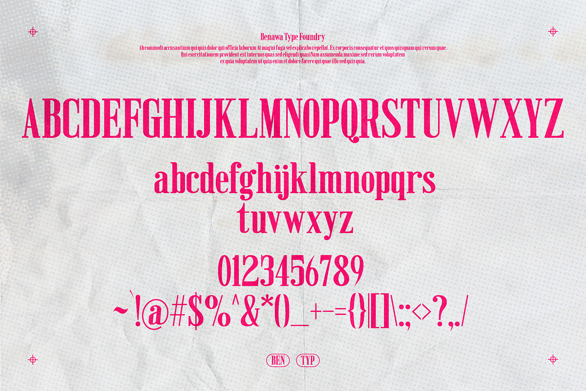 Postress - Condensed Serif, a Serif Font by Bentype Studio (Photo 3 of 7)