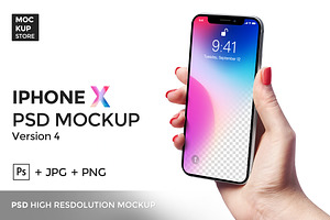 iPhone X Mockup version 4