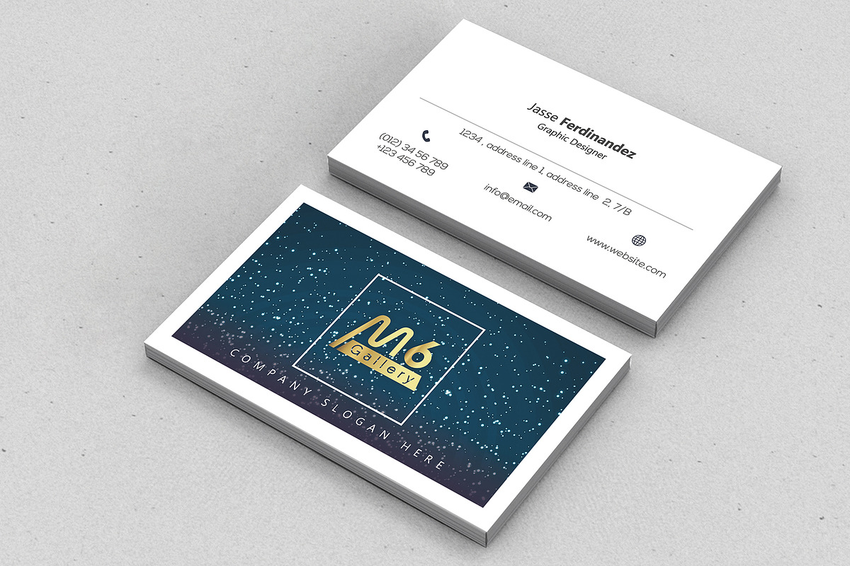 Unique 50 Business Card Bundle, a Business Card Template by M6 Gallery (Photo 3 of 151)