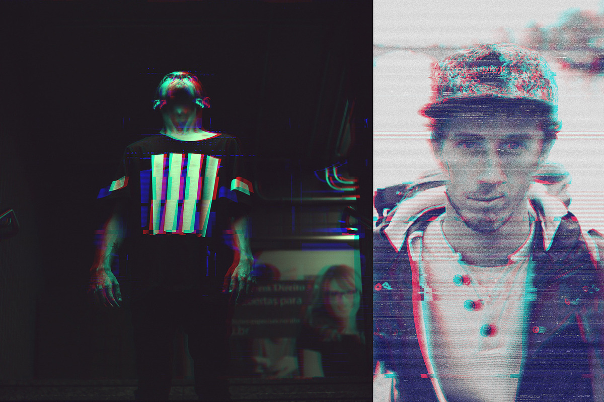 Grunge | Glitch Photo FX, a Background Graphic by dvtchk (Photo 4 of 7)