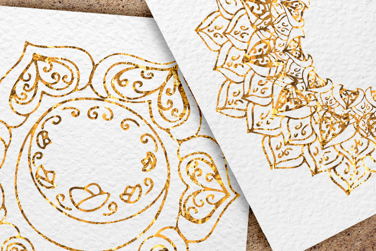Gold chakras clipart, an Object Graphic by SweetRenieDesigns (Photo 2 of 3)