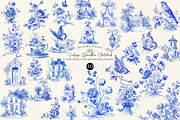 Vintage Doodles Sketched Clipart Set, an Illustration by DreamCafeArt (Thumbnail 1 of 6)