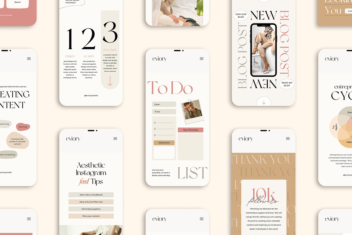 SALE Insta Ladypreneur Coach CANVA, a Social Media Template by Eviory (Photo 19 of 36)