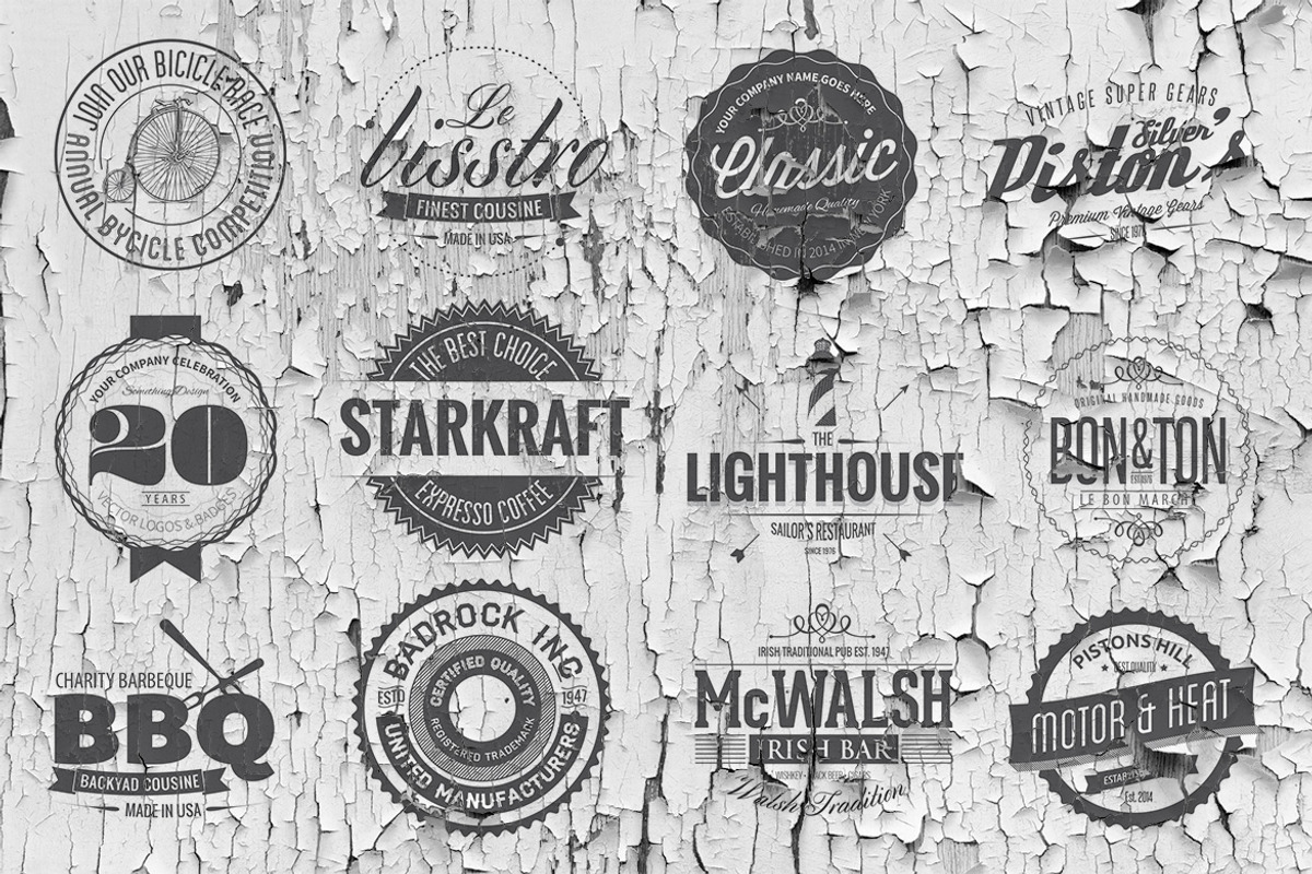 [50% OFF] Vintage Logos Templates, a Branding & Logo Template by DesignSomething (Photo 4 of 4)