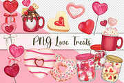 60 Watercolor love themed elements, a Seasonal Illustration by angychan (Thumbnail 5 of 8)