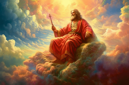 God in the clouds, a Photo by Pictures for you!!!!!!!!!
