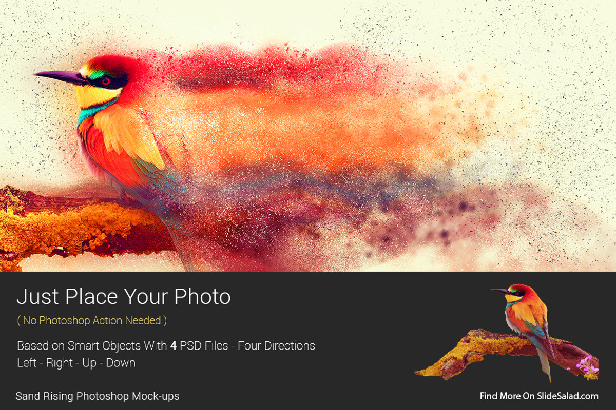 Sand Rising Photoshop Mock-ups, an Action Add-On by SlideSalad (Photo 12 of 21)