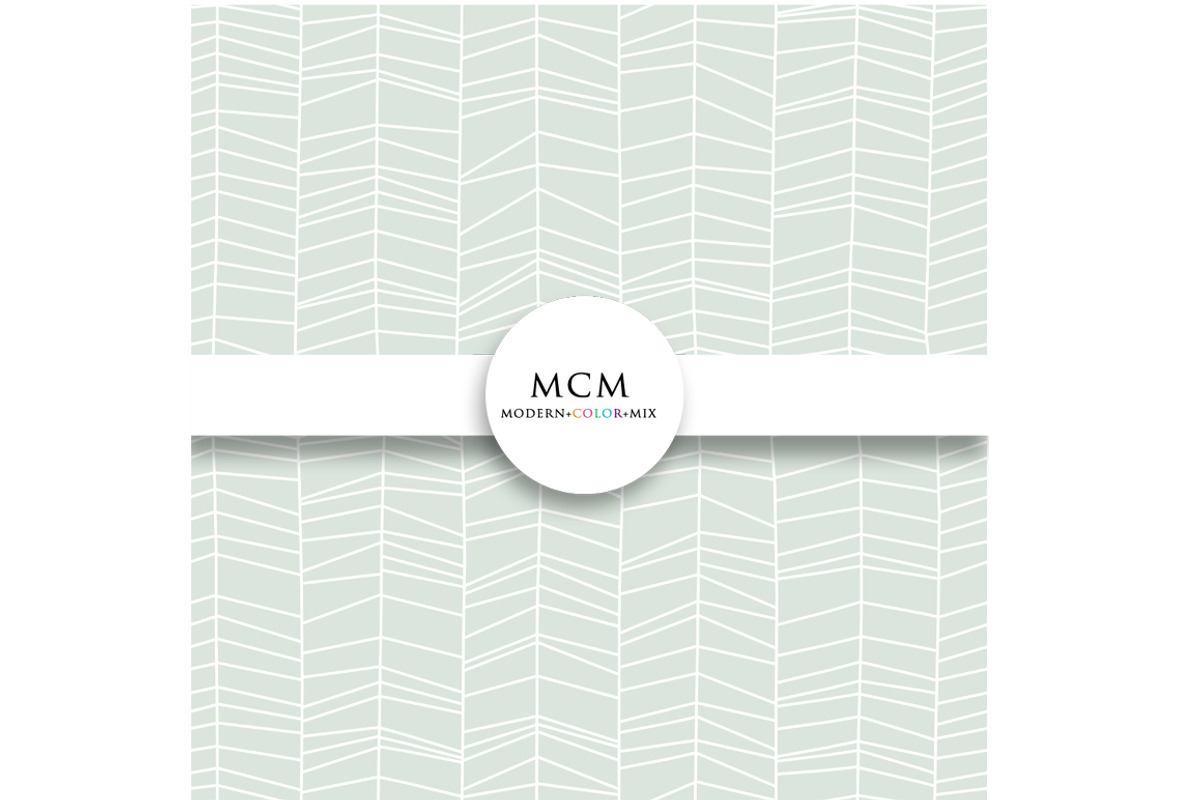 Hand Drawn Seamless Pattern PSD+JPEG preview 2