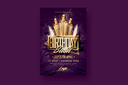 Birthday Party Flyers, a Flyer Template by Rome B Creation (Thumbnail 5 of 6)