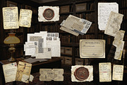 Vintage Coquette Archive, a Background Graphic by Nadia Semyroz (Thumbnail 4 of 12)