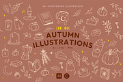 Autumn Illustrations, a Seasonal Illustration by Grey Ritual Studio (Thumbnail 1 of 11)