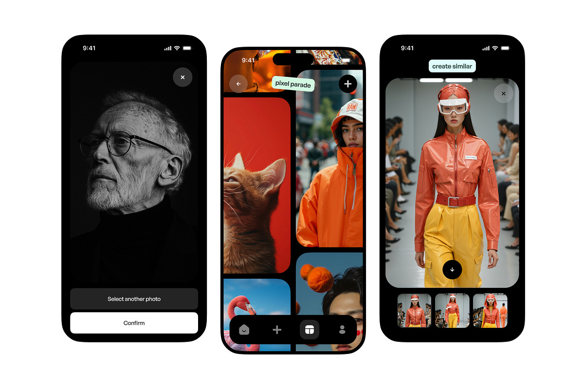Pixura - AI Image Generator UI Kit, an App Template by Moyin (Photo 4 of 5)