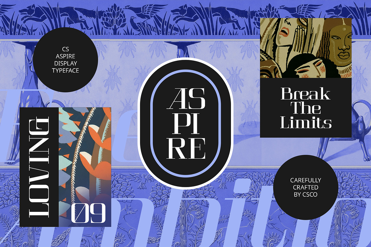 CS Aspire – Techno Font, a Serif Font by Craft Supply Co. (Photo 5 of 8)