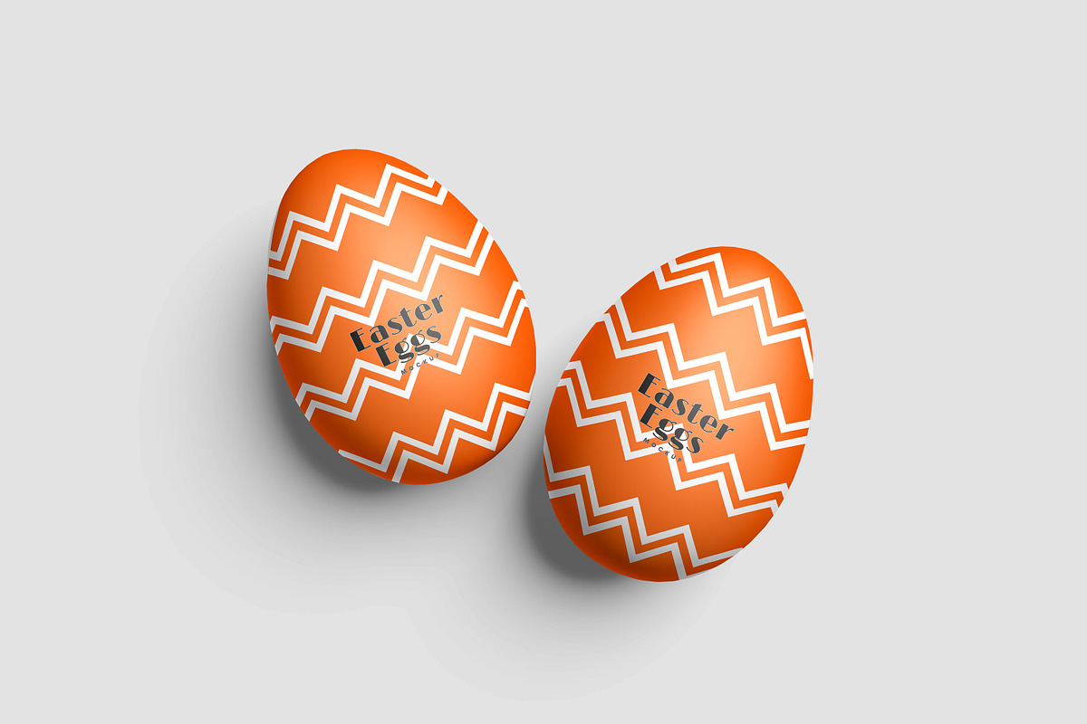 Easter Eggs Mockup, a Merchandise Mockup by AnasStudio (Photo 2 of 5)
