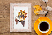 Hello Autumn Clipart Set, a Seasonal Illustration by Leonaa art (Thumbnail 5 of 9)