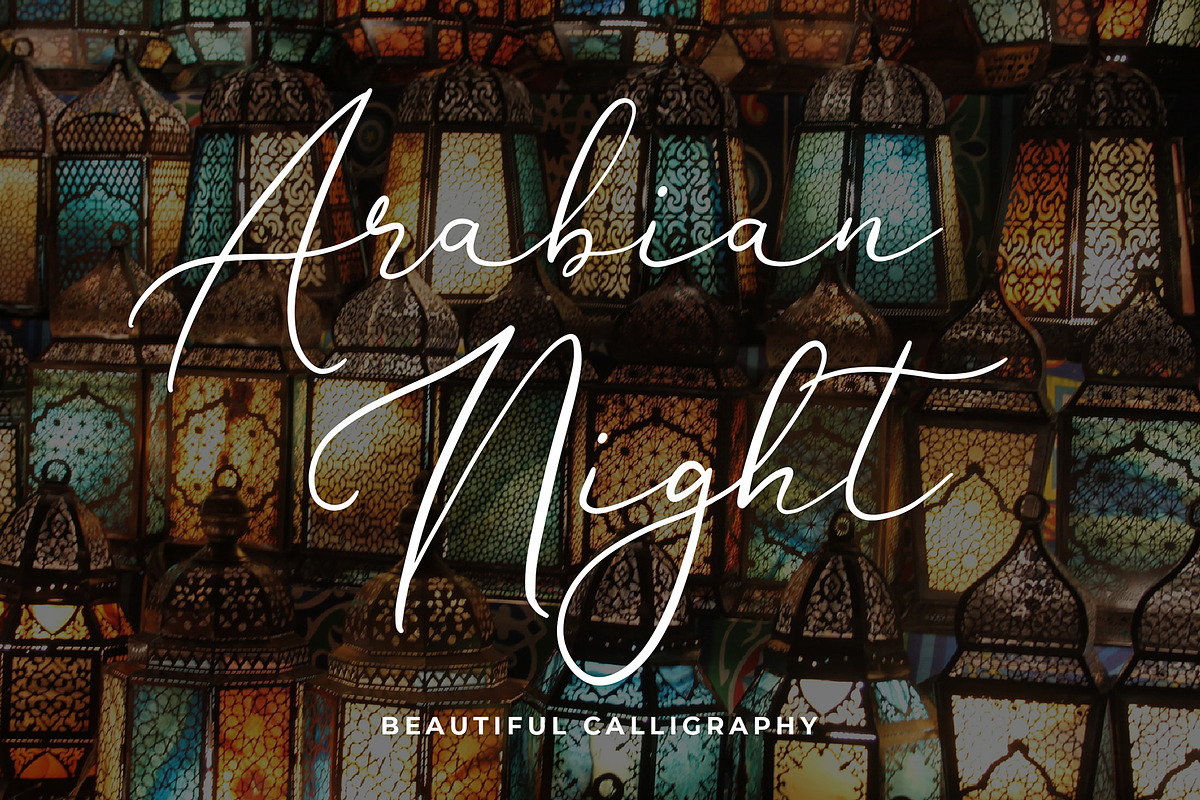Brianna Qasim Calligraphy Font preview 5