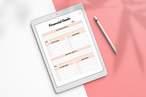 Digital Finance Planner Canva