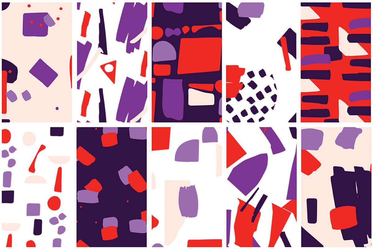 Collage Colorful Patterns, a Pattern Graphic by Youandigraphics (Photo 5 of 8)