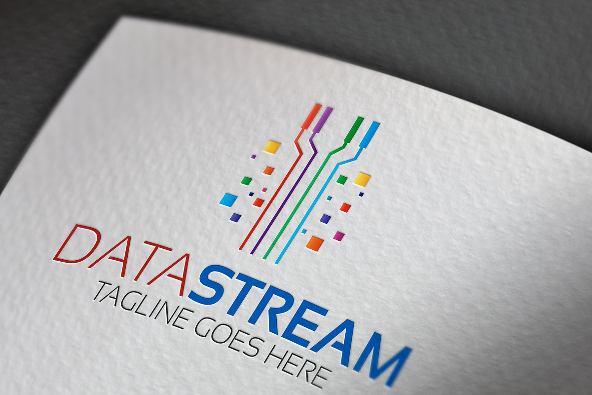 Data Stream, a Branding & Logo Template by essegraphic