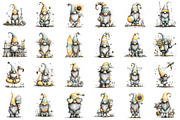 Whimsical Summer Gnome Clipart, an Illustration by designcity5 (Thumbnail 2 of 5)