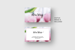 Flowers Business Card Template