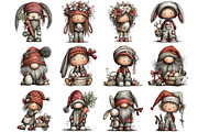 Whimsical Easter Gnome Clipart, an Illustration by DreamArtGraphic (Thumbnail 4 of 4)