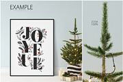 Christmas Frame & Wall Mockup Bundle, a Print Template by Yuri-U (Thumbnail 15 of 22)