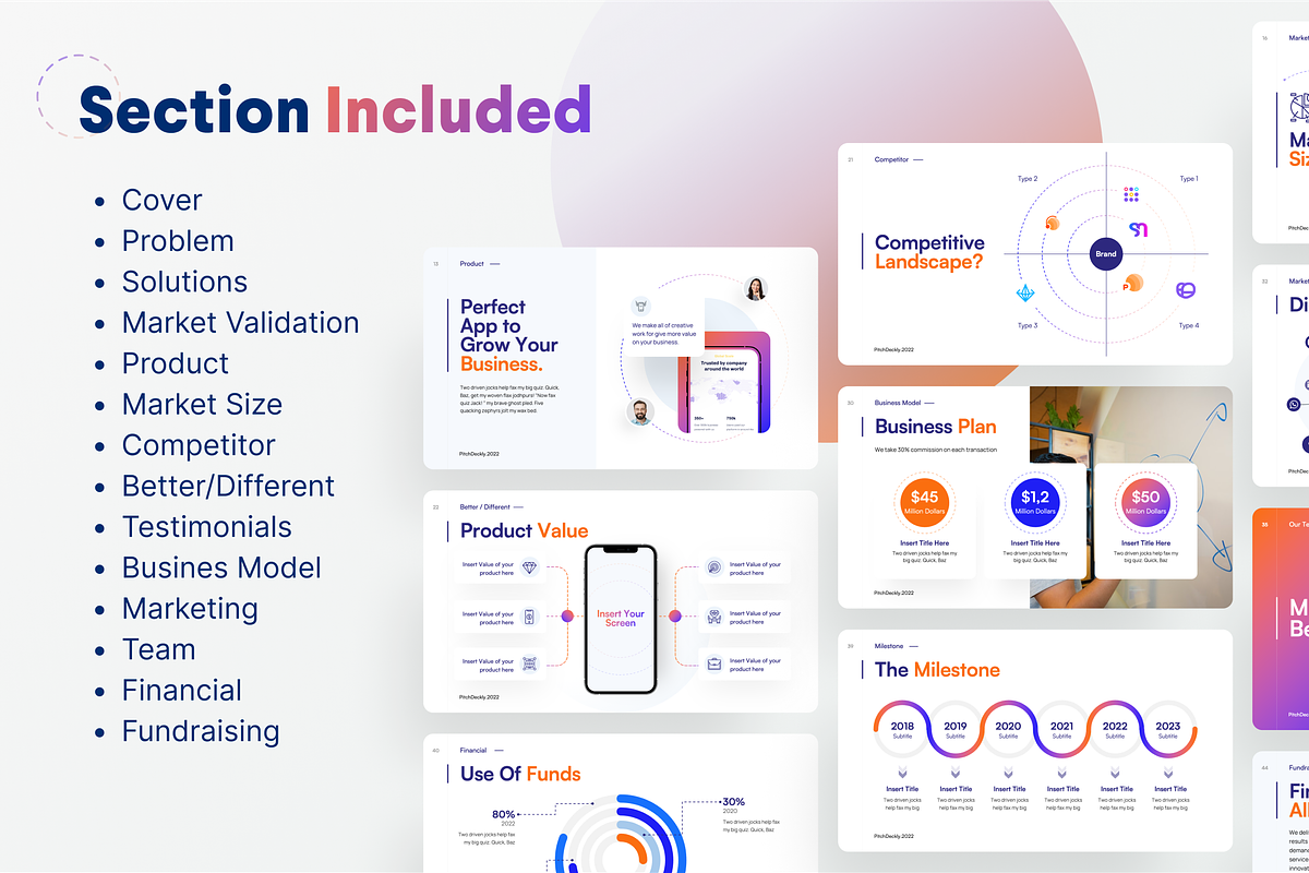 Deckly - Pitch Deck Keynote Template, a Presentation Template by Illustraly Design (Photo 3 of 9)