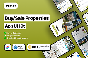 Pakhira Real Estate App UI Kit, a Templates & Theme by piyush608