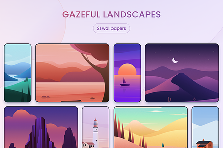 Gazeful Landscapes - Wallpapers