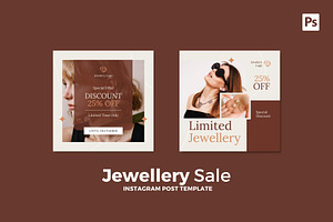 Jewellery Sale Instagram Post