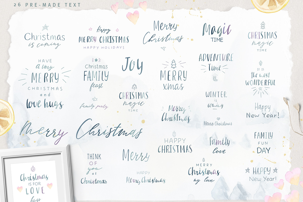 Family Christmas., a Background Graphic by Luba Vega (Photo 4 of 11)