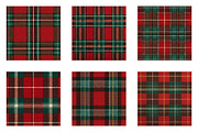 Seamless Christmas Plaid Digital Pap, an Illustration by CreationArt (Thumbnail 5 of 5)