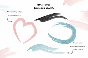 Watercolor Vector Brushes