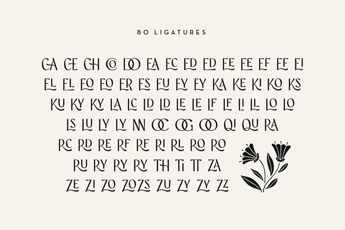 Kumquat Ligature Sans, a Sans Serif Font by Rachel Kick (Photo 13 of 14)