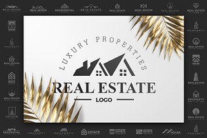 Real Estate Logo Bundle Set