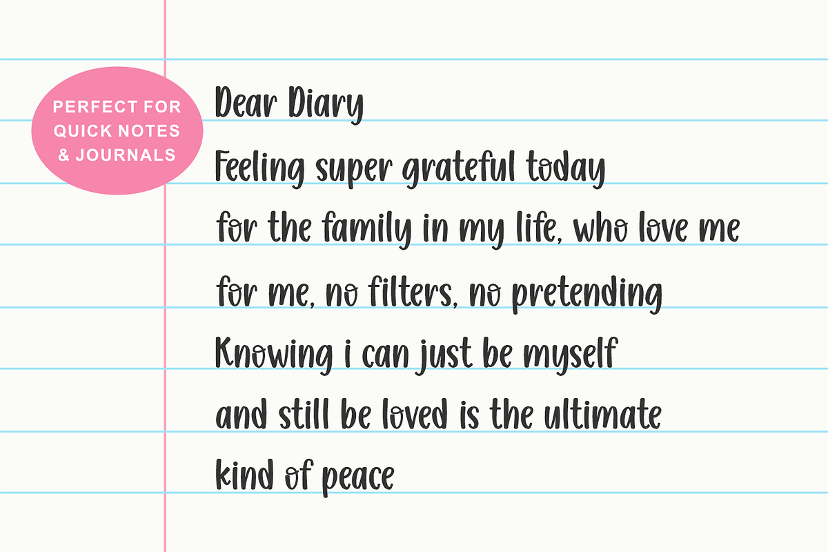 Farmhouse Valentine's Font, a Handwritten Font by Keithzo (Photo 2 of 9)