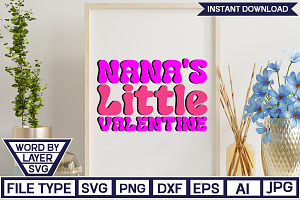 Nana's Little Valentine Retro