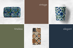 Vintage Tile Osman Patterns